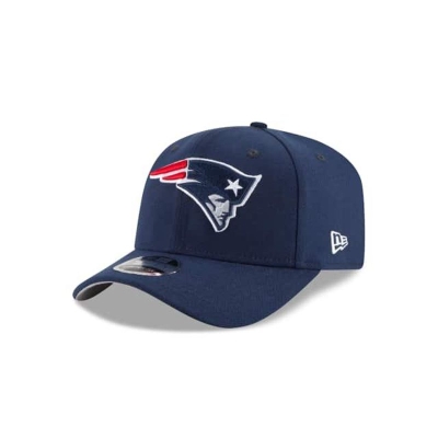 Blue New England Patriots Hat - New Era NFL Stretch Snap 9FIFTY Snapback Caps USA8396021